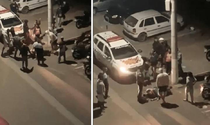 Ação da Polícia Militar termina em confusão e agressões, em Atibaia