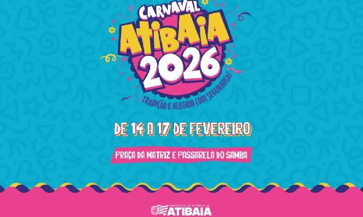 Confira a programação oficial das atividades em Atibaia