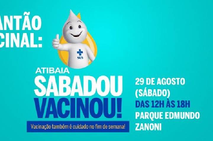 Plantão Vacinal acontece neste sábado (29) no Parque Edmundo Zanoni