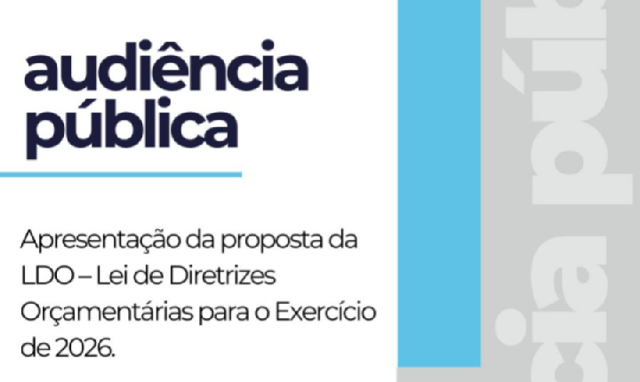 Prefeitura de Atibaia realiza audiência pública sobre diretrizes orçamentárias para 2026