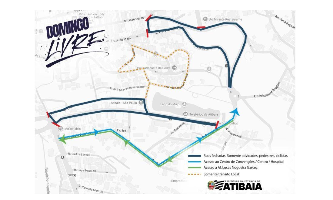 “Domingo Livre” no Lago do Major terá ruas interditadas para garantir segurança do evento