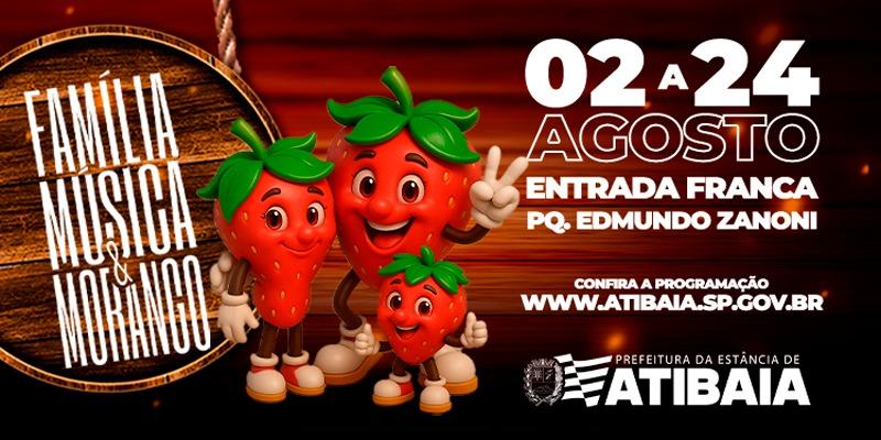 Unindo cultura e agricultura, “Festival da Família, Música e Morango 2025” começa no próximo sábado (2)