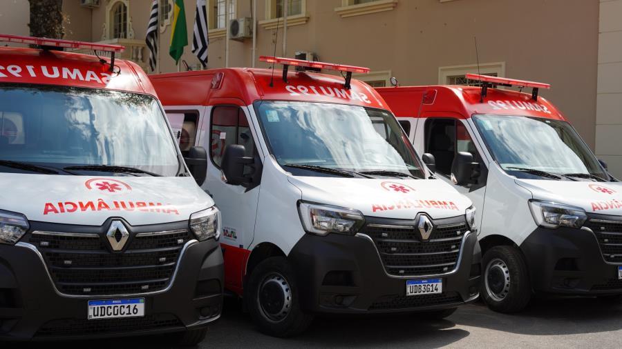 Atibaia renova frota das ambulâncias do SAMU 192