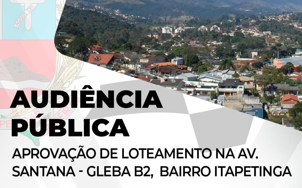 Prefeitura de Atibaia realiza audiência pública sobre projeto de loteamento no bairro Itapetinga