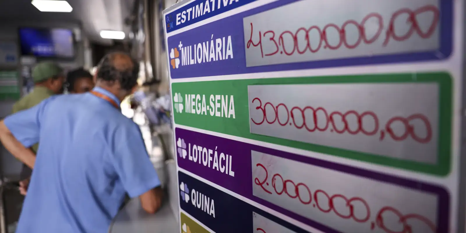 Mega-sena acumula para R$ 45 milhões; confira os números